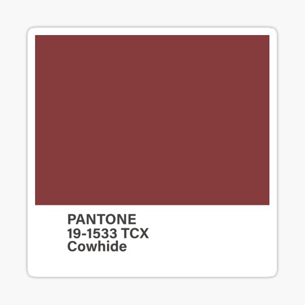 PANTONE Smart 18-1312X Color Swatch Card, Deep Taupe - Wall Decor Stickers  