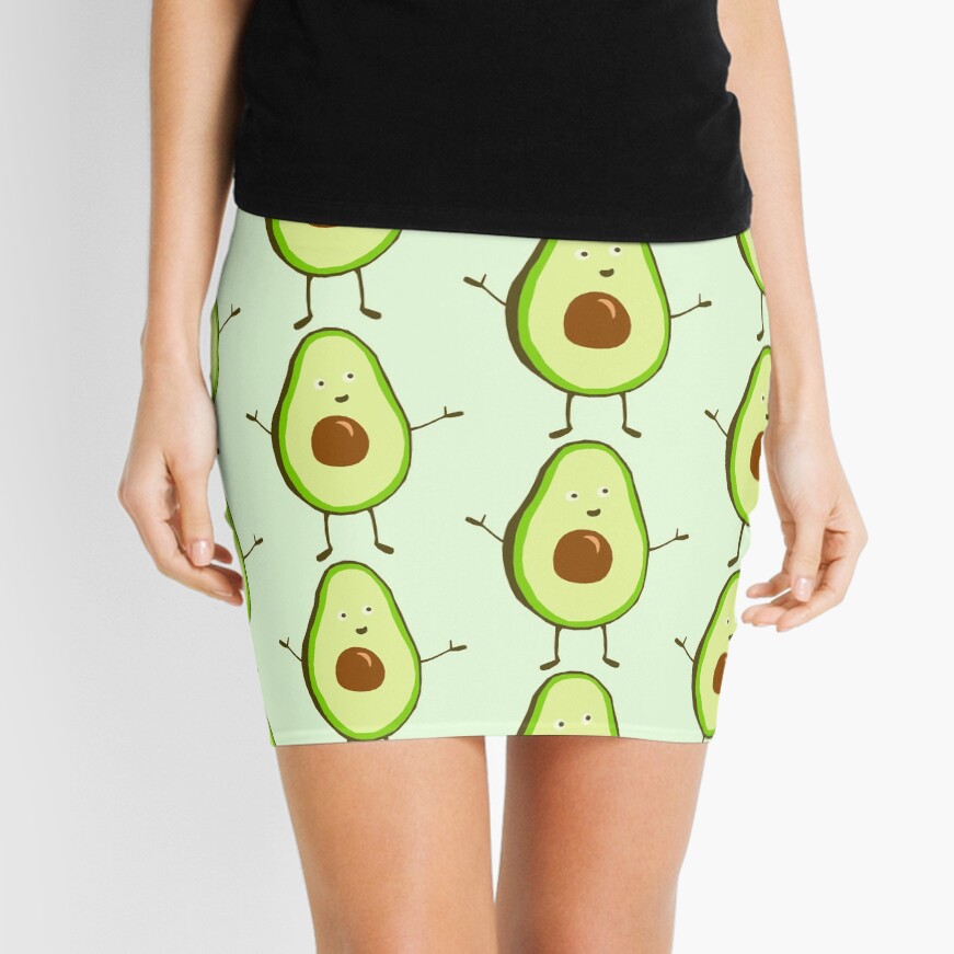 Mr Avocado Mini Skirt