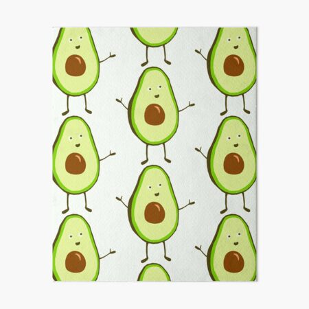 Mr Avocado Art Board Print