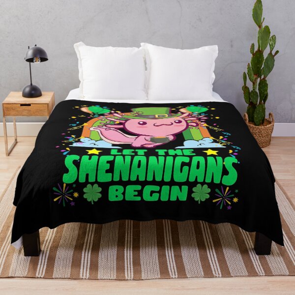Item preview, Let The Shenanigans Begin St Patricks Day Kawaii Axolotl Costume Shenanigans designed and sold by MichealExan.