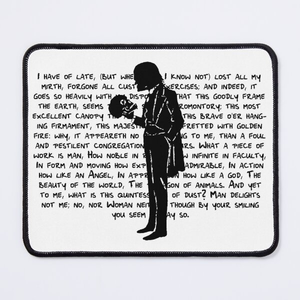 Item preview, Hamlet Silhouette with Yorick's Skull designed and sold by aleyna22.