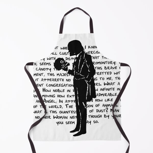 Item preview, Hamlet Silhouette with Yorick's Skull designed and sold by aleyna22.