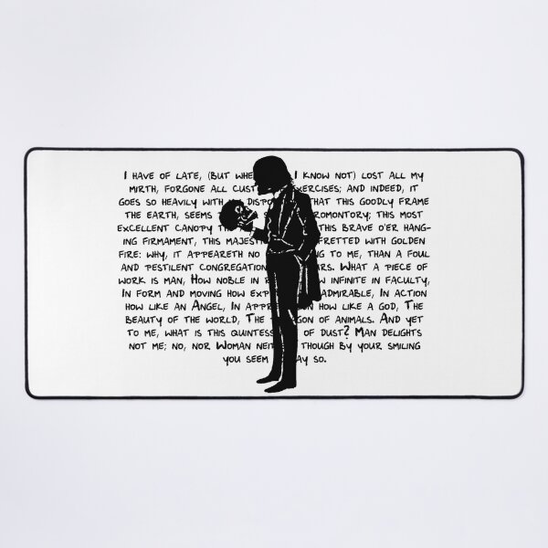Item preview, Hamlet Silhouette with Yorick's Skull designed and sold by aleyna22.