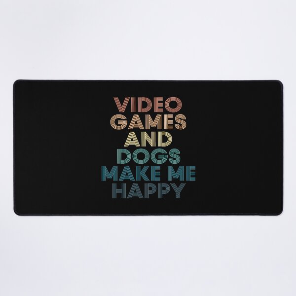 Item preview, Video games And Dogs Make Me Happy- Gift for Video games & Dogs Fans designed and sold by kindxinn.