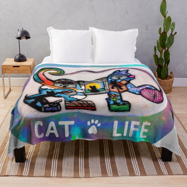 Item preview, Playful Cat Life Silhouette designed and sold by Deborah Camp.