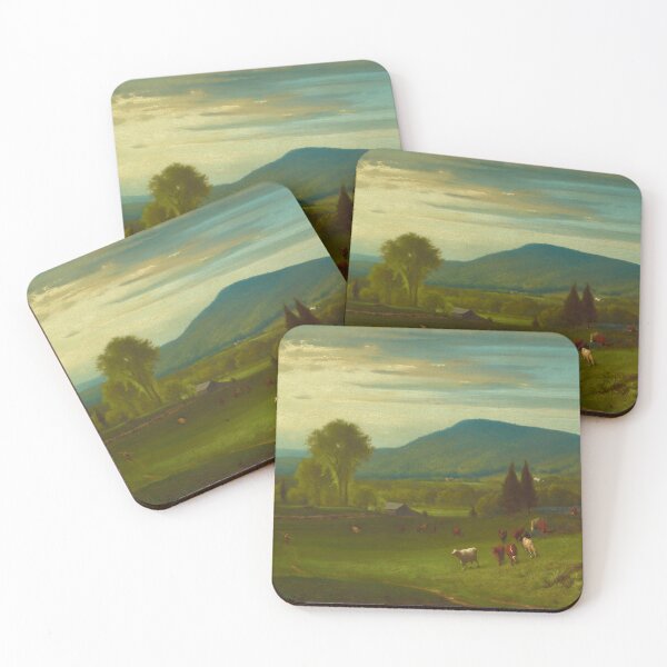 Item preview, Summer in the Catskills | George Inness | 1867 Cow Art designed and sold by CJET.