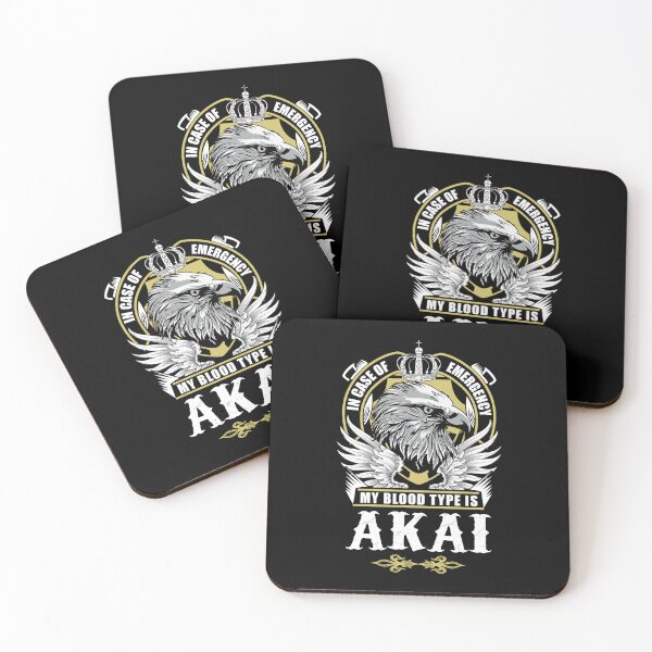 Item preview, Akai Name T Shirt - In Case Of Emergency My Blood Type Is Akai Gift Item Tee designed and sold by wardorion9.