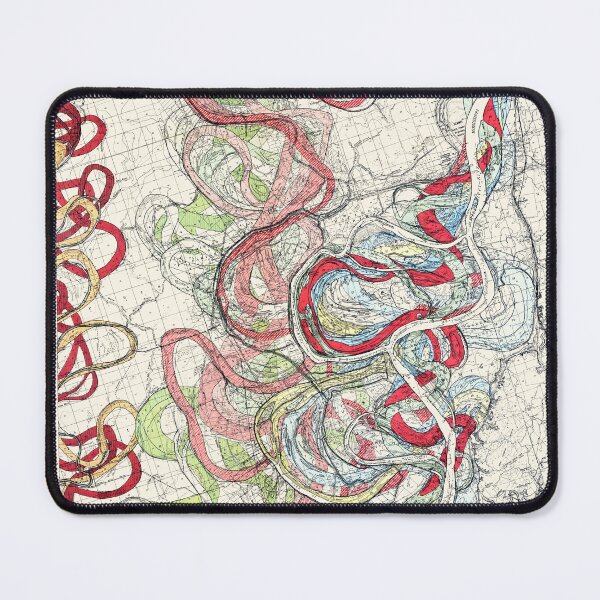 Item preview, Vintage Map of the Mississippi River II designed and sold by Vintage Wall Art.