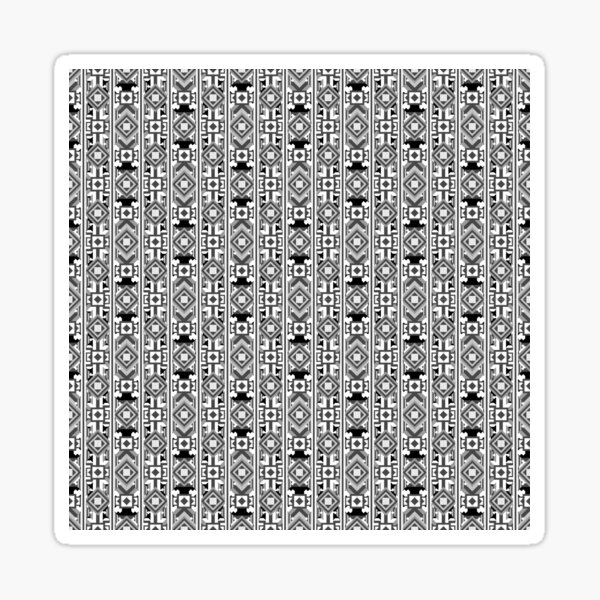 The Dark Grey in Modern Seamless Pattern Sticker