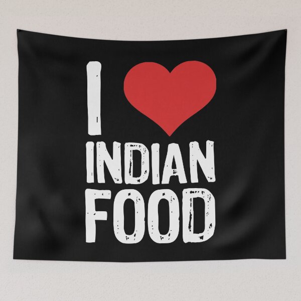 Item preview, I Love Indian Food designed and sold by The "I Love Everything" Shop.
