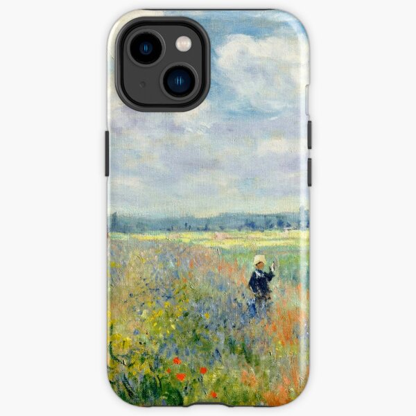 fields of poppies claude monet iPhone Tough Case
