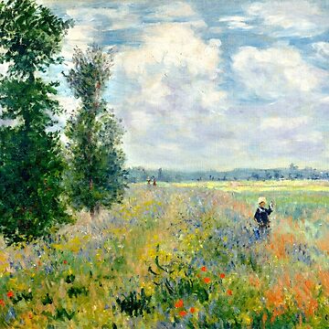 Artwork thumbnail, fields of poppies claude monet by arthistory