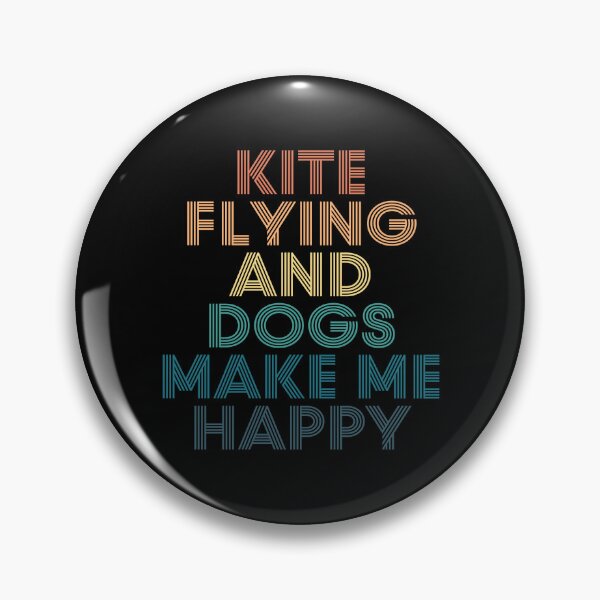 Item preview, Kite Flying And Dogs Make Me Happy- Gift for Kite Flying & Dogs Fans designed and sold by kindxinn.