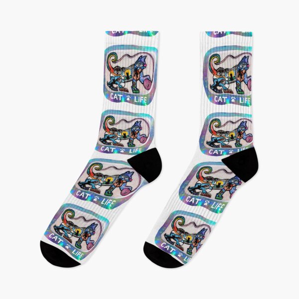 Item preview, Playful Cat Life Silhouette  designed and sold by Deborah Camp.