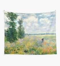 Mohnfeld Claude Monet Wandbehang
