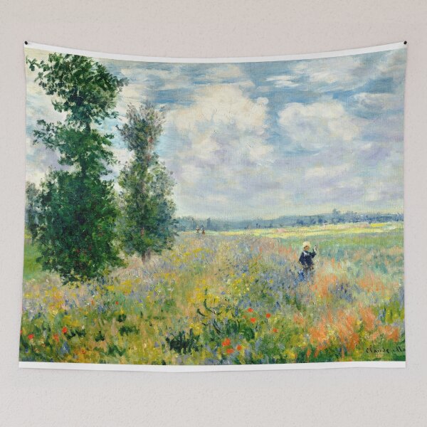 Item preview, Campo de amapolas Claude Monet designed and sold by arthistory.
