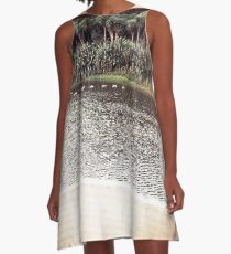 Ducks Through The Fence A-Line Dress