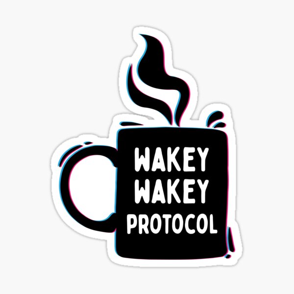 Vista previa del artículo con la obra «Protocolo Wakey Wakey», diseñado y vendido por BoldPencil.