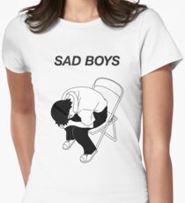 Sad boy Women's Fitted T-Shirt