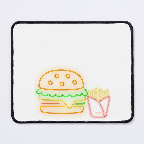 Item preview, Neon Burger and Fries designed and sold by SarcasticRow.