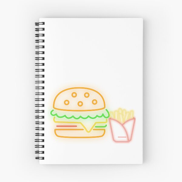 Item preview, Neon Burger and Fries designed and sold by SarcasticRow.