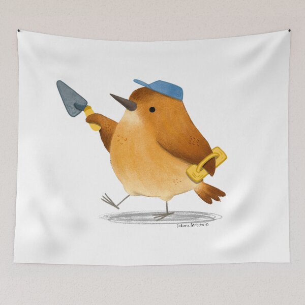 Item preview, Rufous Hornero Architect Bird designed and sold by julianamotzko.