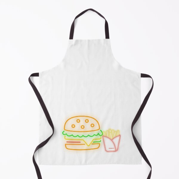 Item preview, Neon Burger and Fries designed and sold by SarcasticRow.