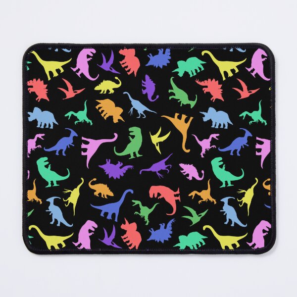 Item preview, Fun Dinosaur Pattern (Black Background) designed and sold by jezkemp.