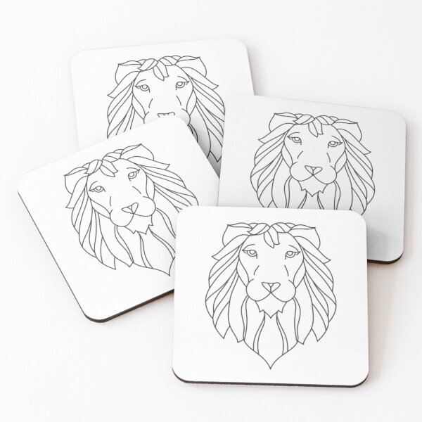 Item preview, Black leo lion designed and sold by Wavytarot.