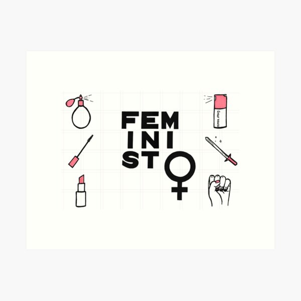 femininity is power Art Print