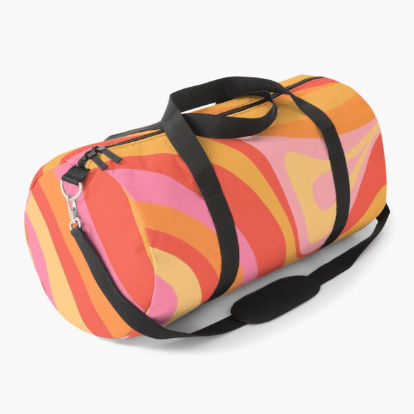 Item preview, New Groove Retro Swirl Abstract Pattern 2 Pink Orange Yellow designed and sold by kierkegaard.