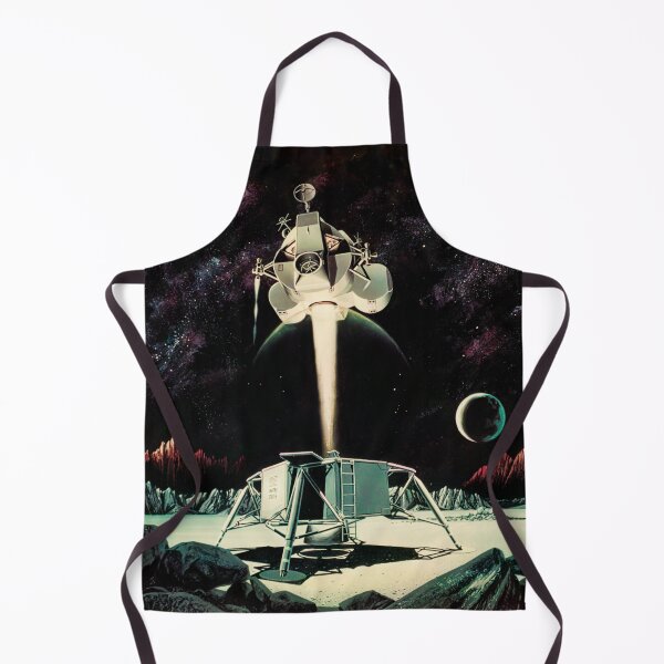Item preview, Lunar Module blast off from the lunar surface - 1966 Concept Art designed and sold by arthook.