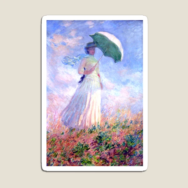 Woman with Claude Monet's umbrella