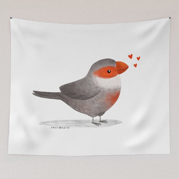 Item preview, Common Waxbill bird designed and sold by julianamotzko.