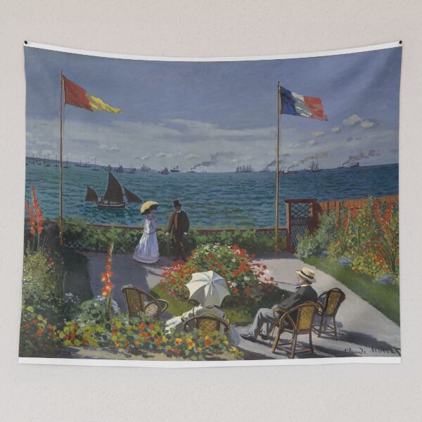 Aperçu de l'œuvre Terrasse à Sainte-Adresse Claude Monet créée et vendue par arthistory.