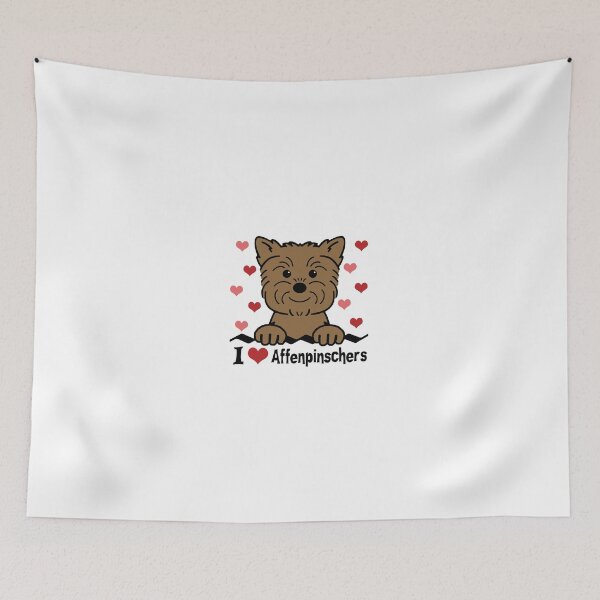 Item preview, I Love Affenpinschers designed and sold by AnitaValle.