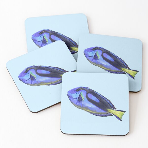 Item preview, Blue Tang Watercolor Fish  designed and sold by Deborah Camp.
