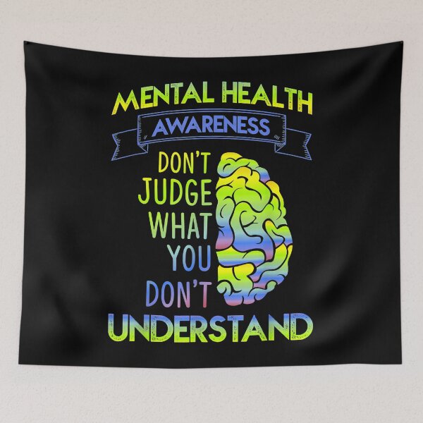 Item preview, Dont Judge - Mental Health Awareness designed and sold by emotionaldegrad.