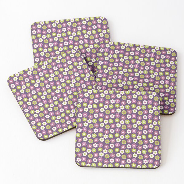 Item preview, Vintage Stylish and perfect  Purple and Green and White 80's style beautiful Floral pattern Throw Pillow  fancy  gift for wife gift for gilfriend gift for flower lovers gift for mom designed and sold by GhostAmine.