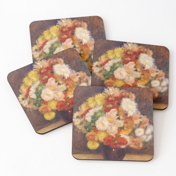 Artikelvorschau, Blumenstrauß aus Chrysanthemen von Auguste Renoir entworfen und verkauft von ArtCenturies.