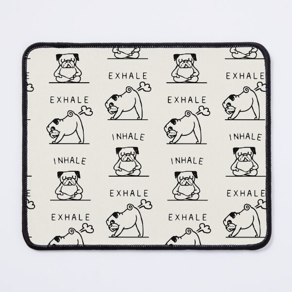 Item preview, Inhale Exhale Pug designed and sold by Huebucket.