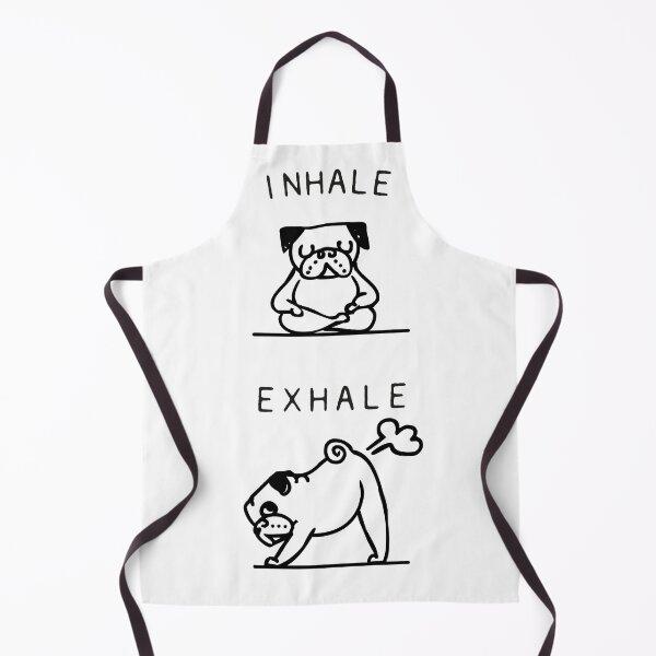 Item preview, Inhale Exhale Pug designed and sold by Huebucket.