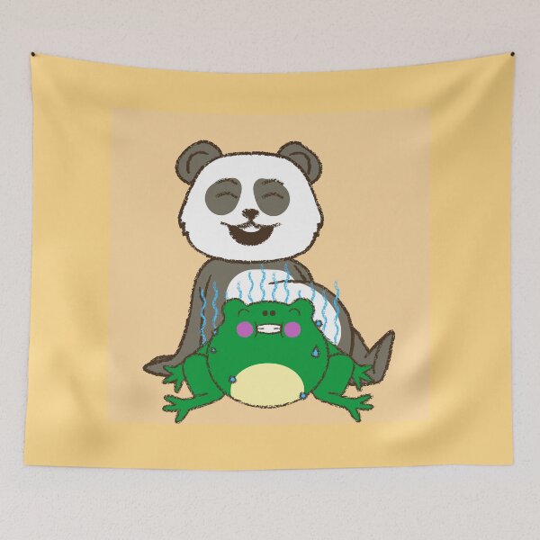 Item preview, Panda and frog designed and sold by Spicy Tomato.