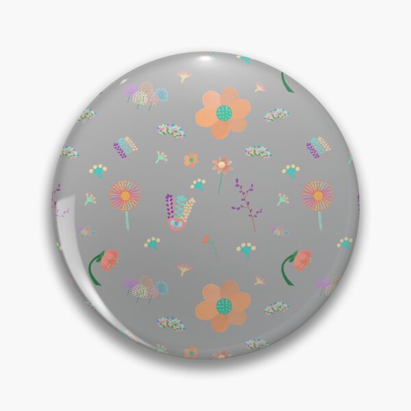 Item preview, Mysterious Flower Series Pattern- Light Gray designed and sold by MILdecals.