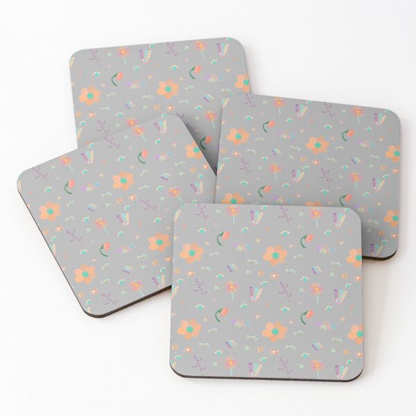 Item preview, Mysterious Flower Series Pattern- Light Gray designed and sold by MILdecals.