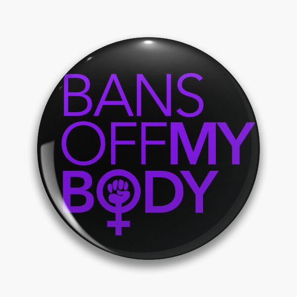 Item preview, Bans Off MY Body (purple 1) designed and sold by Thelittlelord.