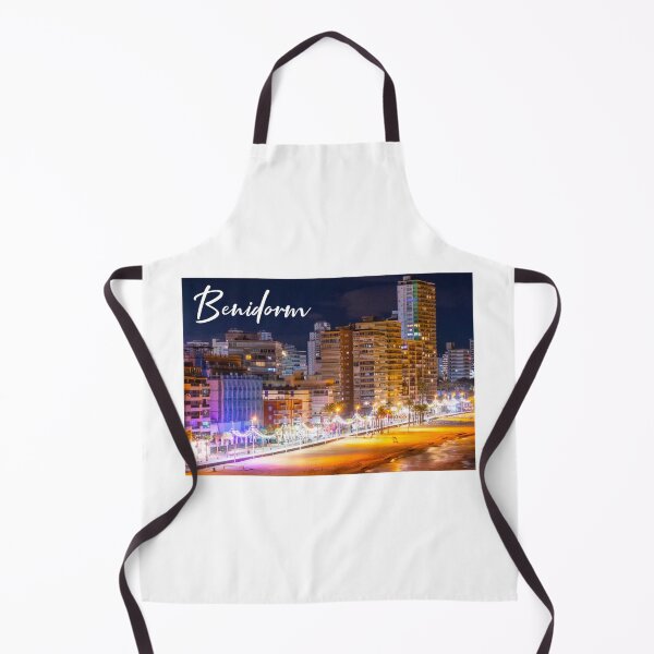 Item preview, Photograph of Benidorm's promenade at night designed and sold by joseartgel.