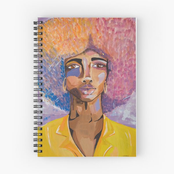 Item preview, Portrait//beautiful woman//purple-yellow designed and sold by HannahDevi.