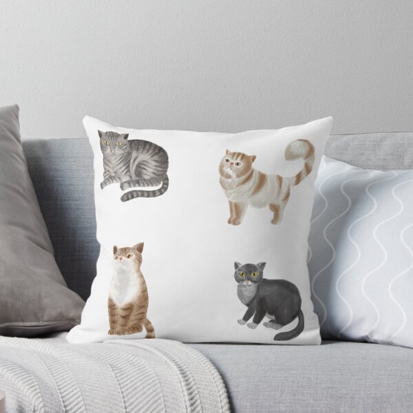 Item preview, Cute Mix of Adorable Cat Breeds Tabby Persian Ginger Pattern Funny cat mat  gift for cat lovers gift for cat owners  designed and sold by GhostAmine.