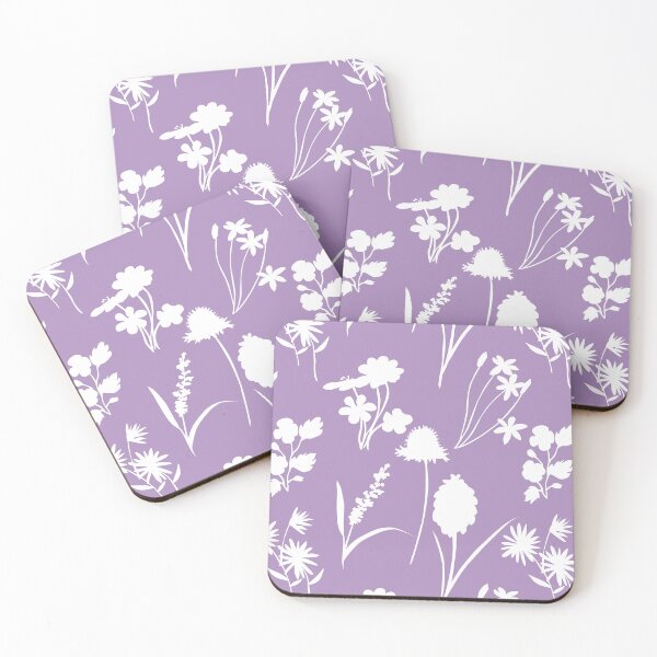 Item preview, Floral Silhouette lilac designed and sold by by Mònica Roca.